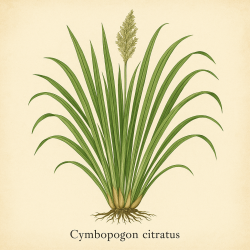Челнобородник лимонный - Cymbopogon Citratus (Цимбопогон)