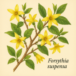 Форзиция поникающая (плачущая) - Forsythia suspensa
