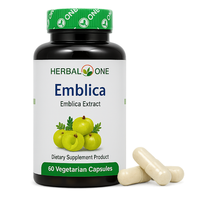 Филлантус эмблика экстракт капсулы - Phillanthus emblica Extract Capsules (Herbal One) 