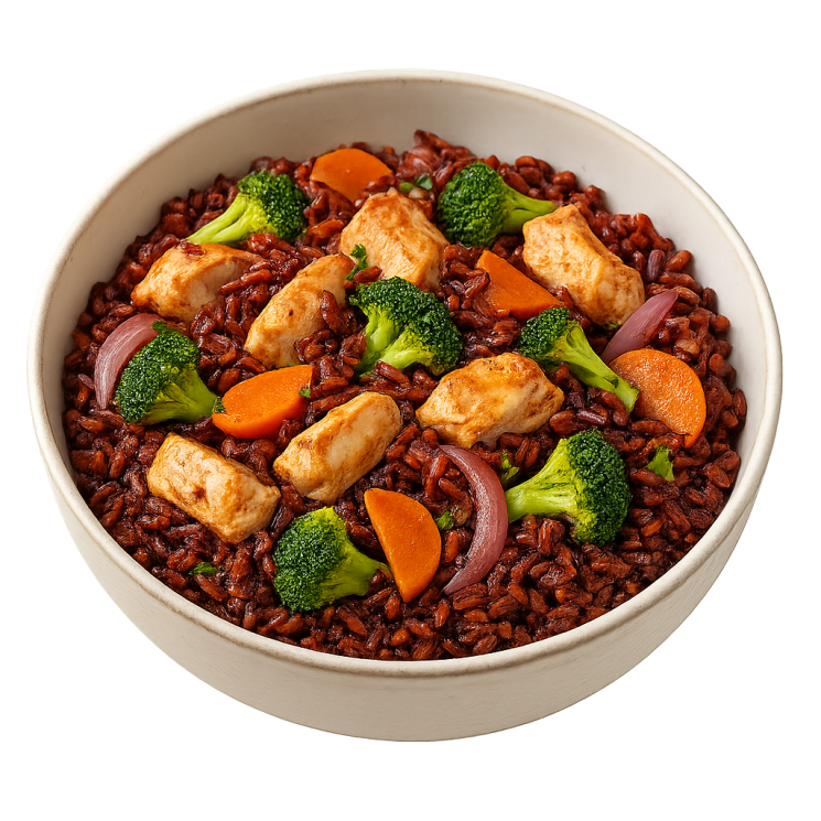 Рис красный жасминовый органический - Organic Thai Hom Mali Red Rice (GN)