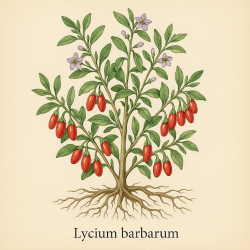 Годжи. Дереза обыкновенная - Goji powder (Lycium barbarum)