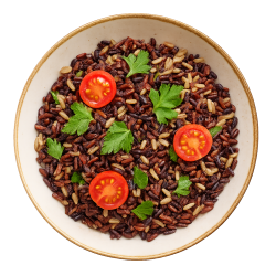 Рис смесь бурого красного и черного органическая - Trois Amis Organic Wholegrain Rice (GN)