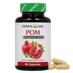 Гранат экстракт капсулы - Pomegranate Extract Capsules POM (Herbal One)