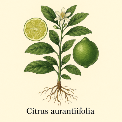 Лайм настоящий - Citrus aurantiifolia 