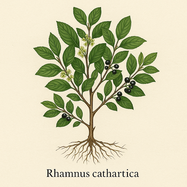 Крушина слабительная - Rhamnus cathartica 