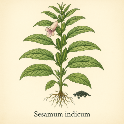 Черный кунжут - Sesamum indicum