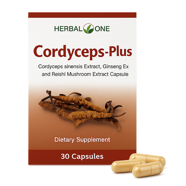 Кордицепс плюс микстура капсулы - Cordyceps Plus Compound Capsules (Herbal One)