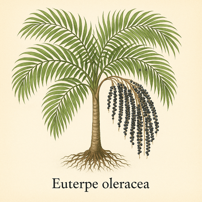 Эутерпа овощная - Euterpe Oleracea (ягоды асаи, эйтерпа)