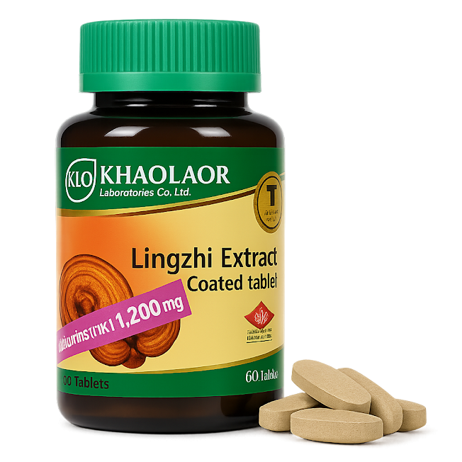 Трутовик лакированный экстракт таблетки - Lingzhi Extract Tablets (KLO) (Ганодерма)