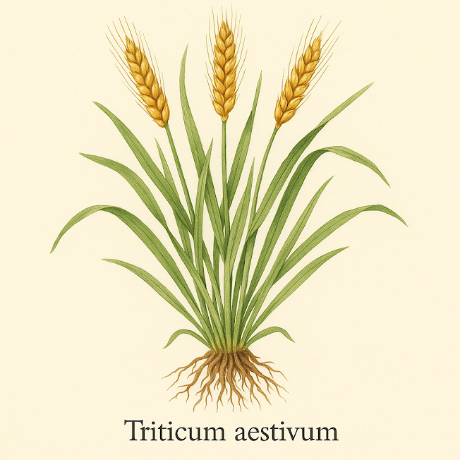 Пшеница мягкая - Triticum Aestivum (Пшеничная трава)