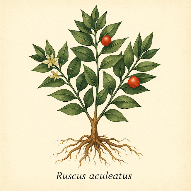 Иглица колючая - Ruscus aculeatus (Butcher Broom)