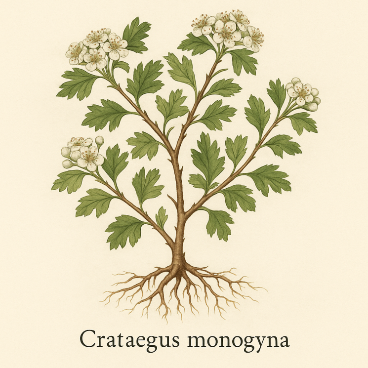 Боярышник однопестичный - Crataegus monogyna (Hawthorn)