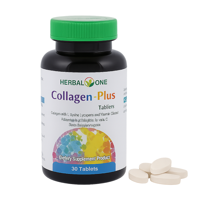 Коллаген плюс таблетки - Collagen Plus Tablets (Herbal One)