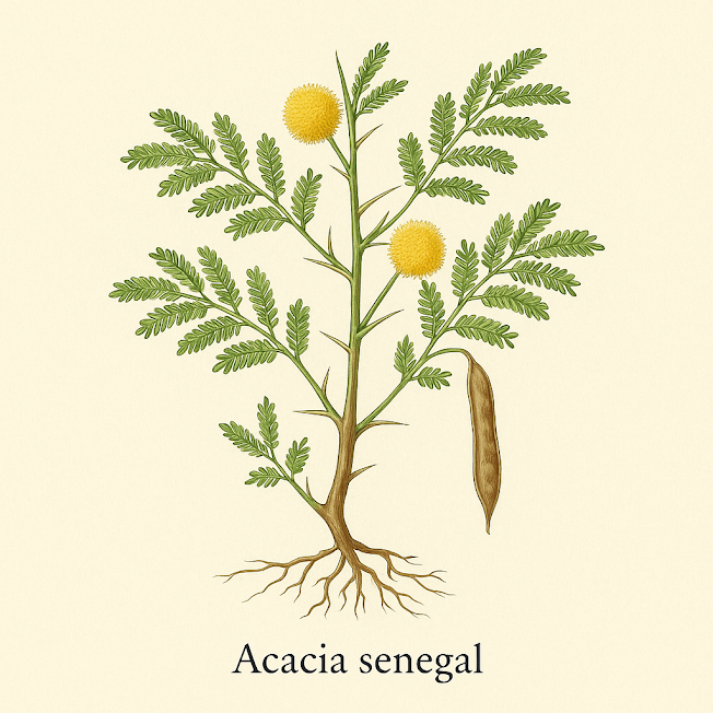 Акация сенегальская (гуммиарабик) (смола) - Acacia senegal (resinoid)  