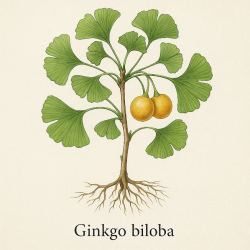Гинкго двулопастной - Ginkgo biloba (Гинкго билоба)