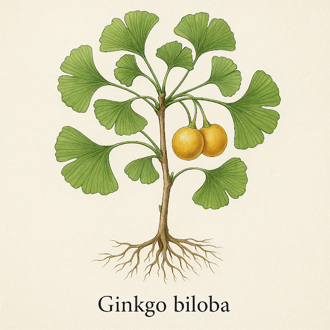 Гинкго двулопастной - Ginkgo biloba (Гинкго билоба)