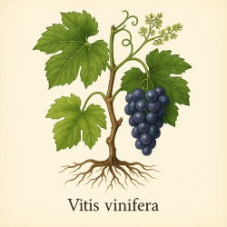 Виноградная косточка - Vitis vinifera semen (Grape seed)