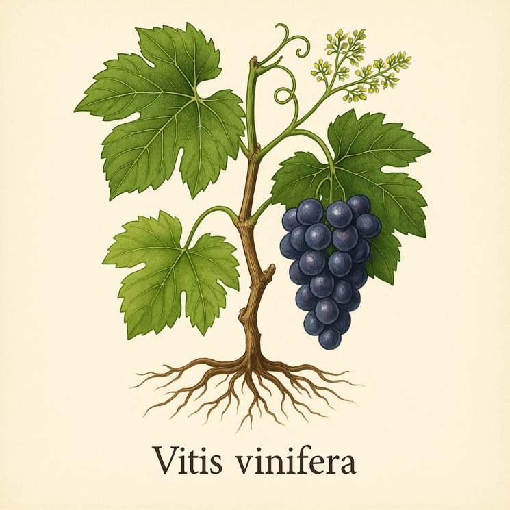Виноградная косточка - Vitis vinifera semen (Grape seed)