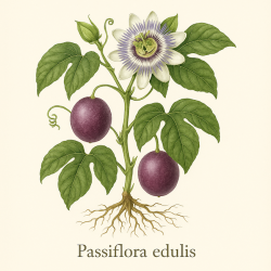 Маракуйя (плод). Пассифлора съедобная - Passion Fruit. Passiflora edulis